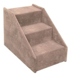 Big Dog 3 Step Dog Steps (Color: Beige)