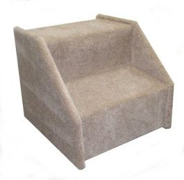 Big Dog 2 Step Dog Steps (Color: Beige)