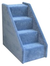 Mini 4 Step Dog Steps (Color: Beige)