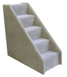 Mini 5 Step Dog Steps (Color: Beige)