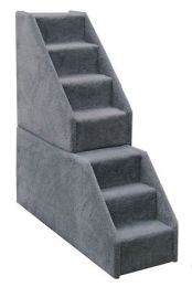 Bear Stairs Mini 7 Step Dog Steps (Color: Beige)