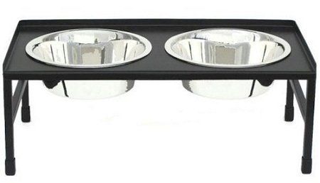 Tray Top Elevated Dog Bowl (size: small)