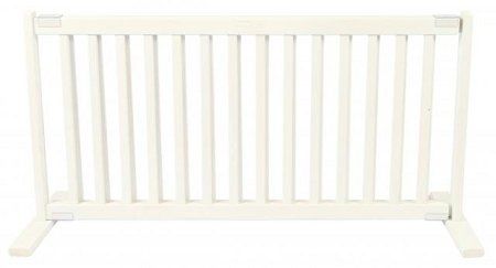 Free Standing Pet Gate (Color: Large/Warm White)