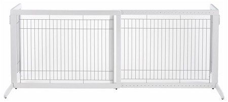 Large Cool Breeze Freestanding Pet Gate (size: Tall)