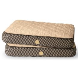 Feather Top Ortho Bed (Options: Small/Tan/Brown)