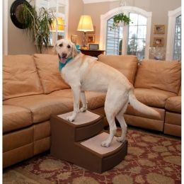 Easy Step II Extra Wide Pet Stairs (Color: Chocolate)