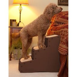 Easy Step III Extra Wide Pet Stairs (Color: Chocolate)